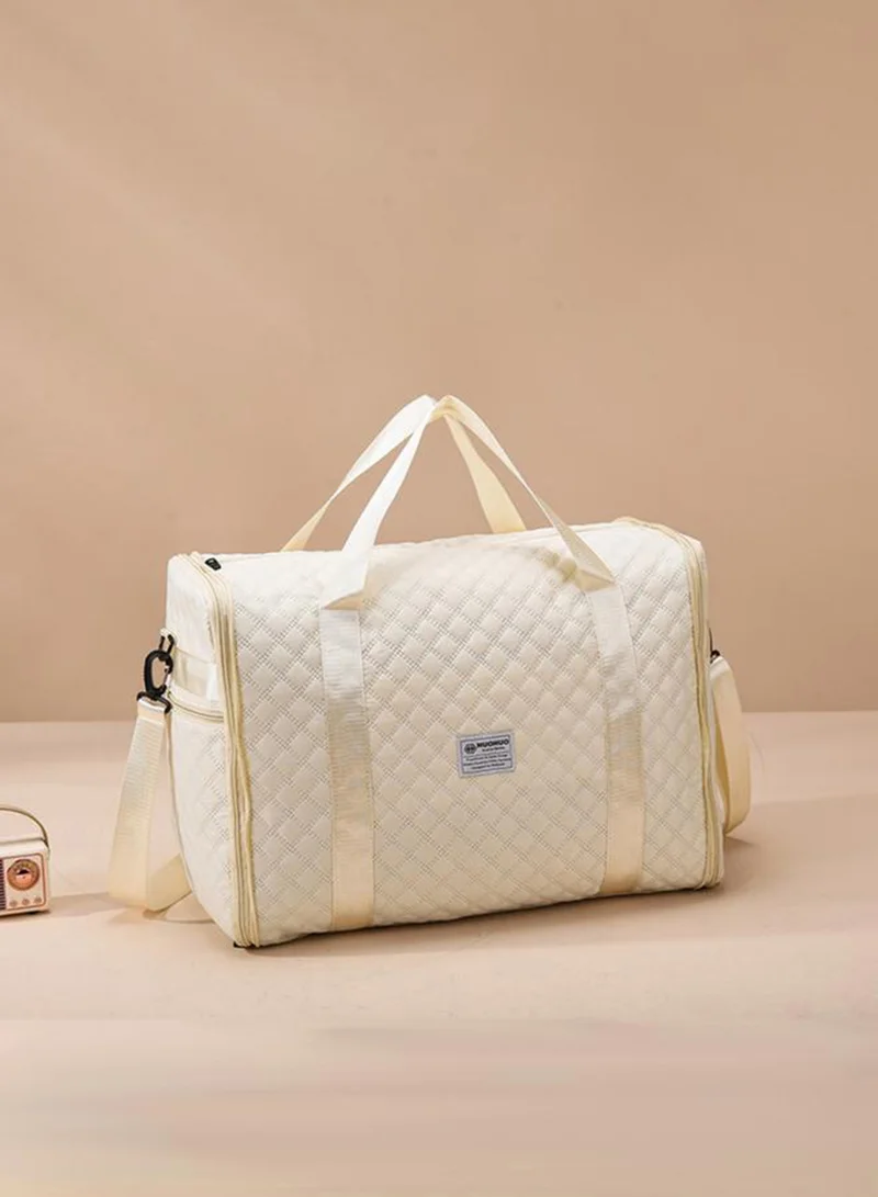 Take Two Quilted Look Double Strap Handbag