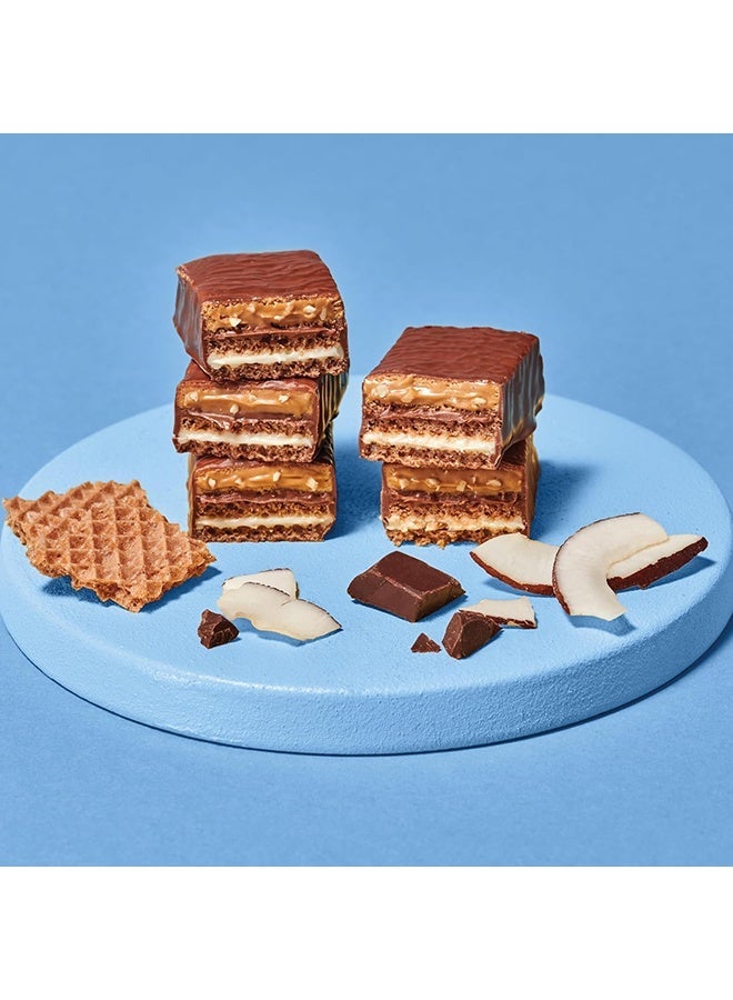 Maxi Nutrition Milk & Coconut Protein Waffle Bar | With 8.7g Protein | Low Sugar Per Serving | No Artificial Colour & Flavor Added (Pack of 12 x 40g Each) - Image 3