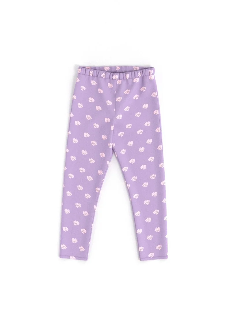 Nautinati Nautinati Girls' Cotton All-over Print Leggings