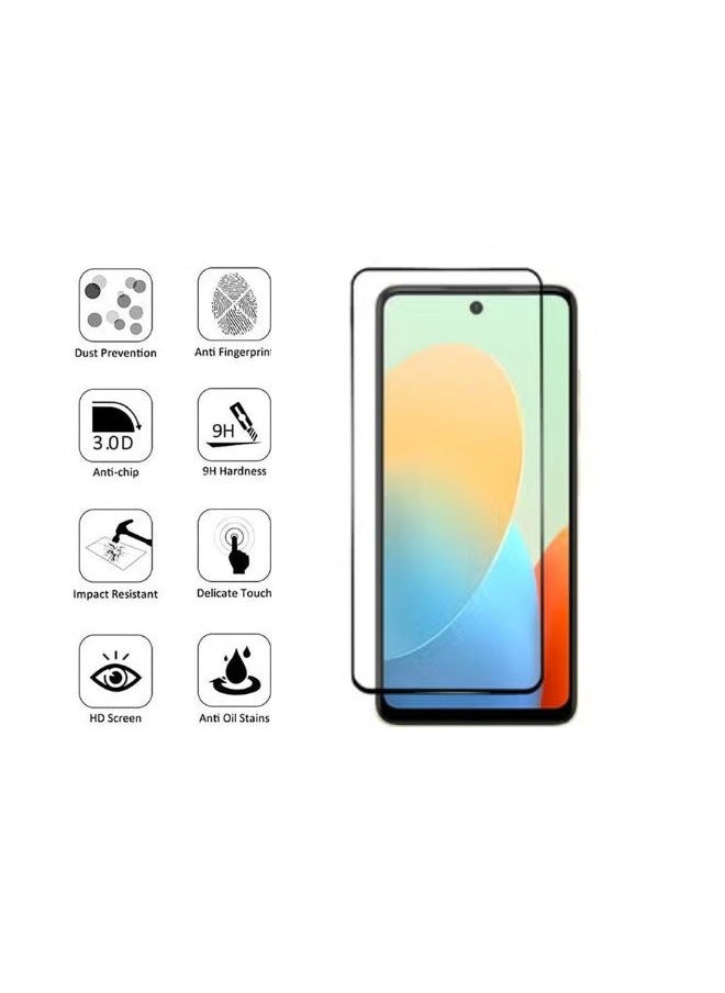 Generic - Tecno Spark Go 2024 -  2 Pack Tempered Glass Screen Protector - Delicate Touch , Higher Transparency , Easy to Install ,Anti-scratch and Bubble-free Screen Protector - Black - Image 1