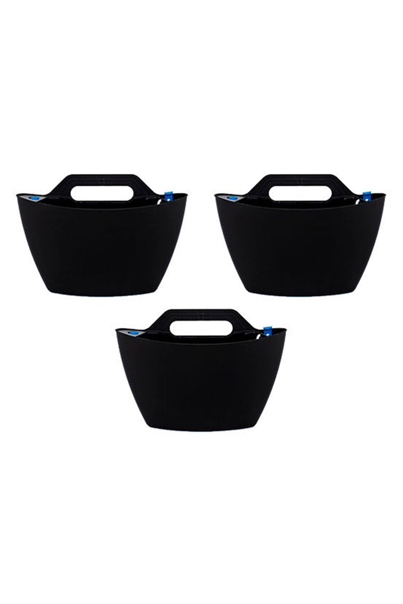 Tchibo 3 Pieces Wall Planter, Black - Image 3