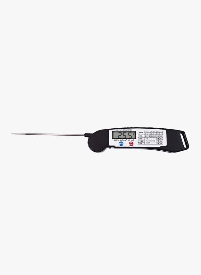 Instant Folding Digital Meat Thermometer Black 15.00 x 4.00 x 1.60cm - Image 3