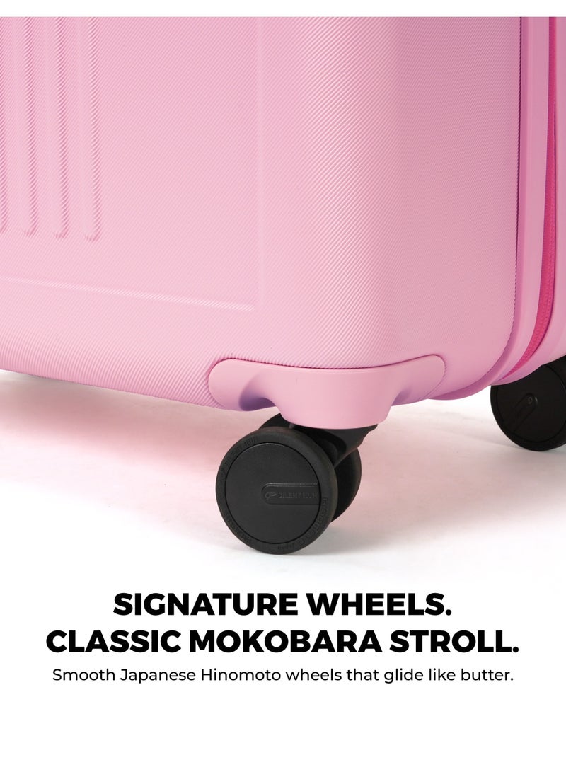 موكوبارا للتجارة ذ.م.م حقيبة سفر ترانزيت ويف من البولي كربونات وردي - Image 4