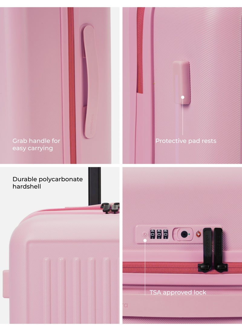 موكوبارا للتجارة ذ.م.م حقيبة سفر ترانزيت ويف من البولي كربونات وردي - Image 5