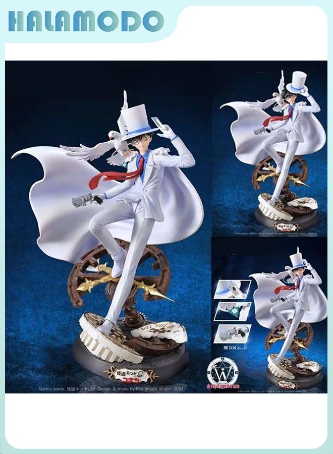 هالامودو " المحقق كونان كيتو " فينيكس النار تصميم مزدوج الرأس تمثال للأطفال ، مذهلة سطح المكتب الديكور 30 سم - Image 1