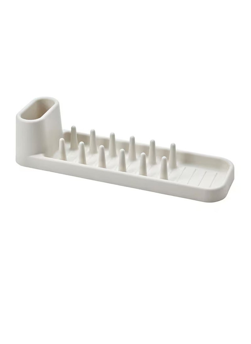 Generic - Dish drainer, white, 48 cm - Image 1