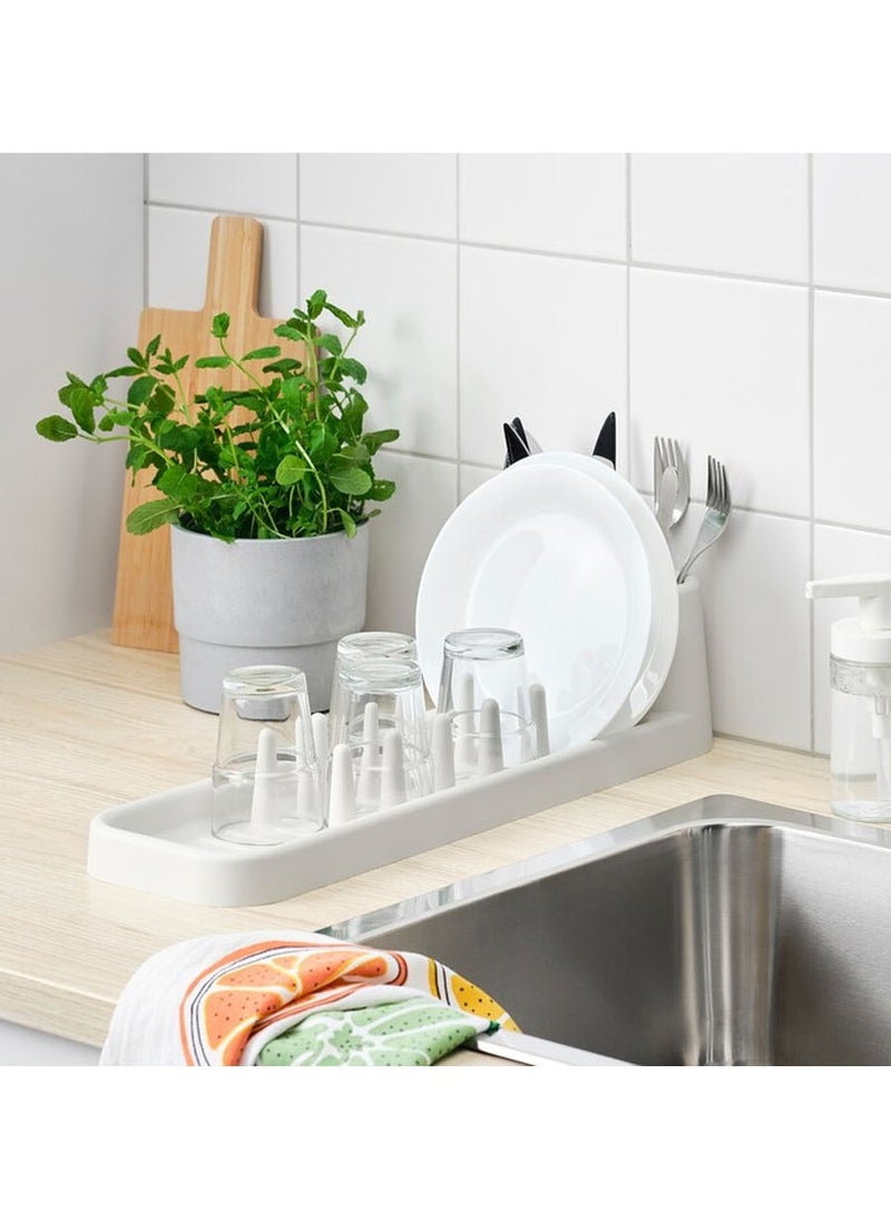 Generic - Dish drainer, white, 48 cm - Image 1