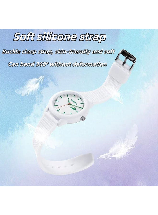 CARTELO Trendy Casual Waterproof Watch White - Image 3