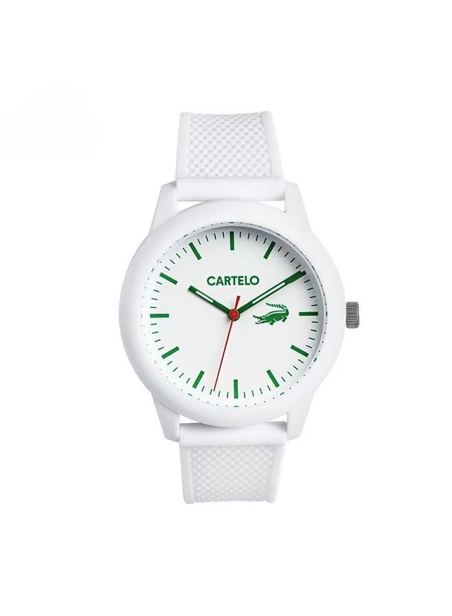 CARTELO Trendy Casual Waterproof Watch White - Image 1