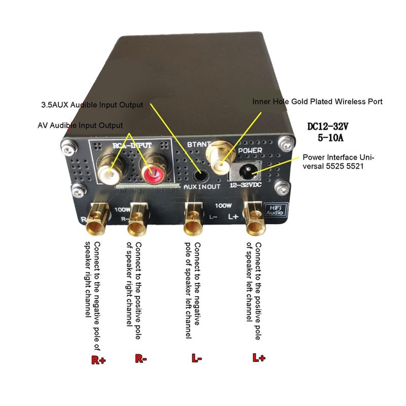 TPA3221 Bluetooth Power Amplifier Board 200W Mono 100W Stereo HiFi Audio Amp With OPA1612 Low Distortion 108dB SNR For Subwoofer - Image 5
