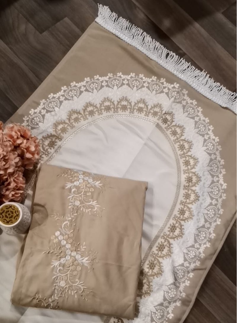 Women's Prayer Rug and Sheet Set