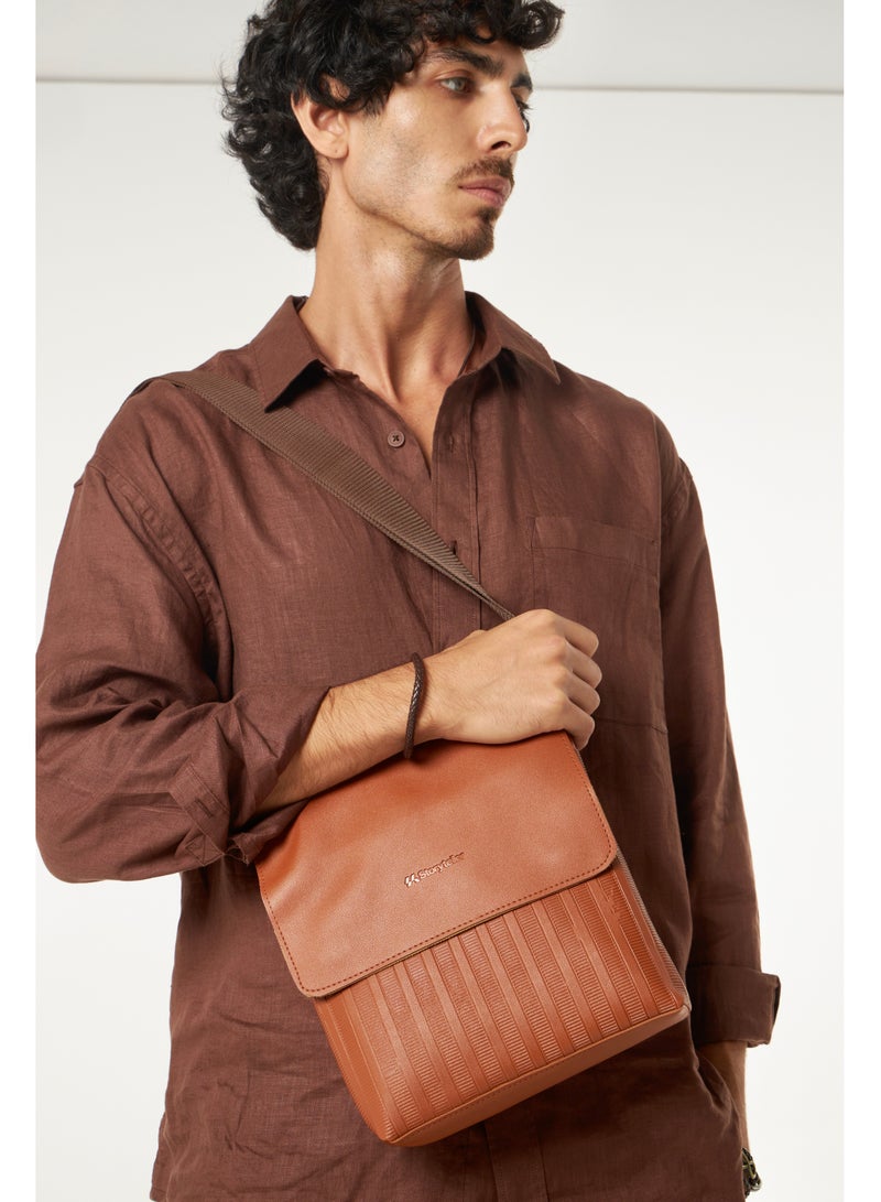 STORYTELLER Sedna Casual Faux Leather Travel Sling Bag|Shoulder Messenger Bag - Image 2