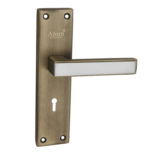 Atom Heavy Duty Mortise Door Lock for Bedroom, Living Room, Main Door, Brass Antique Finish | 3 Keys | 6 Lever Double Stage Lockset for House Hotel Office(MICROSATKY) - Image 3