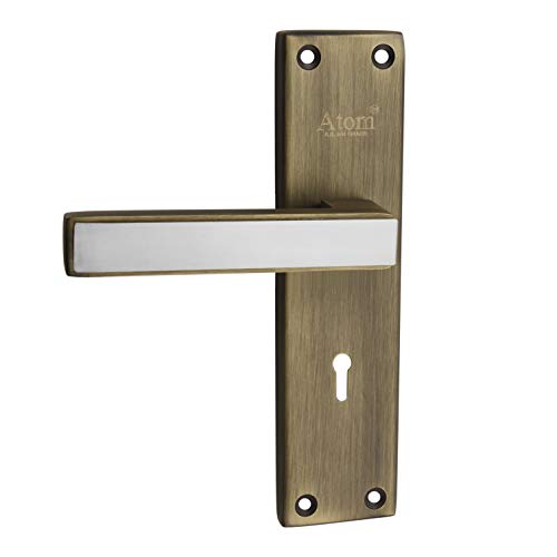 Atom Heavy Duty Mortise Door Lock for Bedroom, Living Room, Main Door, Brass Antique Finish | 3 Keys | 6 Lever Double Stage Lockset for House Hotel Office(MICROSATKY) - Image 4