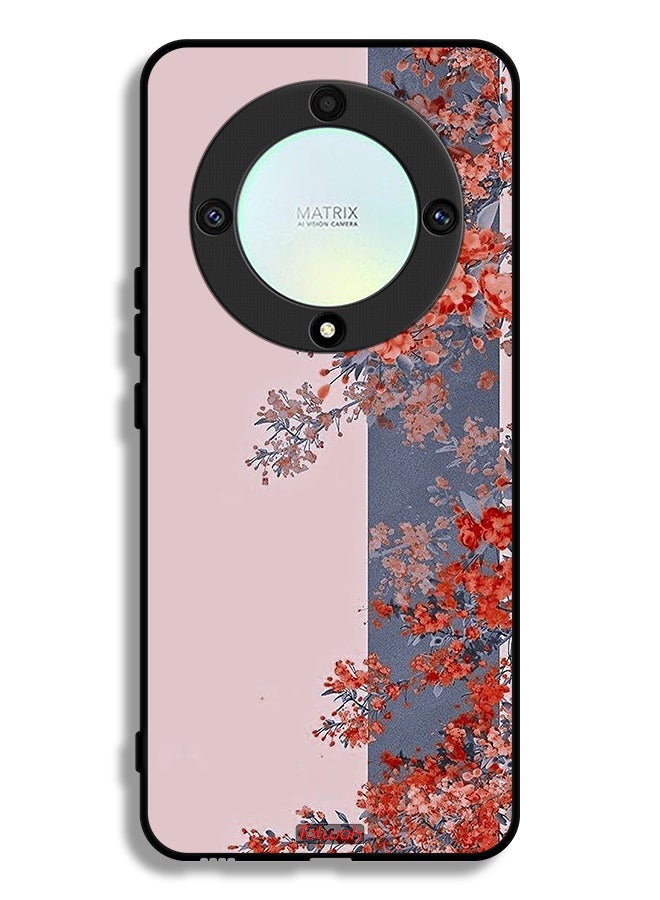 Tolwak Honor X9a Protective Case Cover Tree Leaves And Flowers Art - Image 1