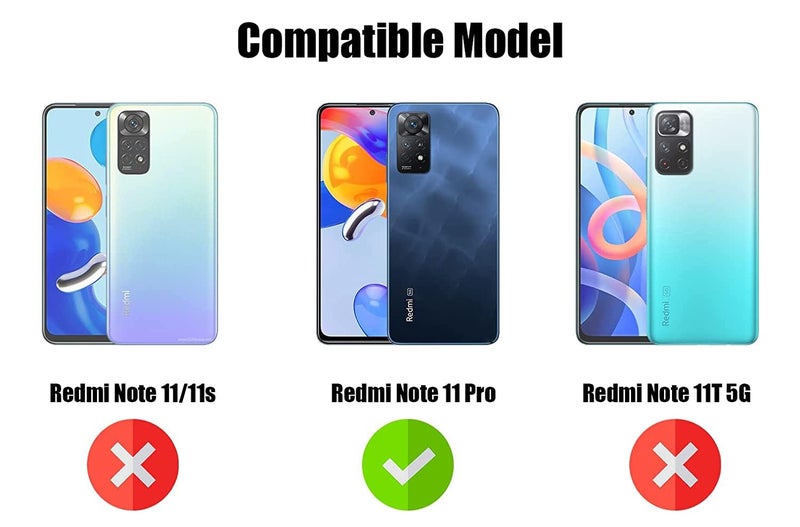 Nishtech for Redmi Note 11 Pro 5G, Redmi Note 11 Pro Plus 5G Premium Transparent Hybrid Soft Slim Dust Proof Back Case Cover with Camera Protection - Image 2