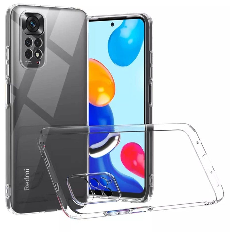 Nishtech for Redmi Note 11 Pro 5G, Redmi Note 11 Pro Plus 5G Premium Transparent Hybrid Soft Slim Dust Proof Back Case Cover with Camera Protection - Image 1