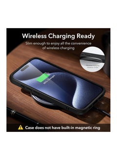 ESR ESR for iPhone 15 Pro Max Case, Metal Kickstand Case, 3 Stand Modes, Supports Wireless Charging, Slim Back Cover with Patented Kickstand, Boost Series, Black  - Image 5