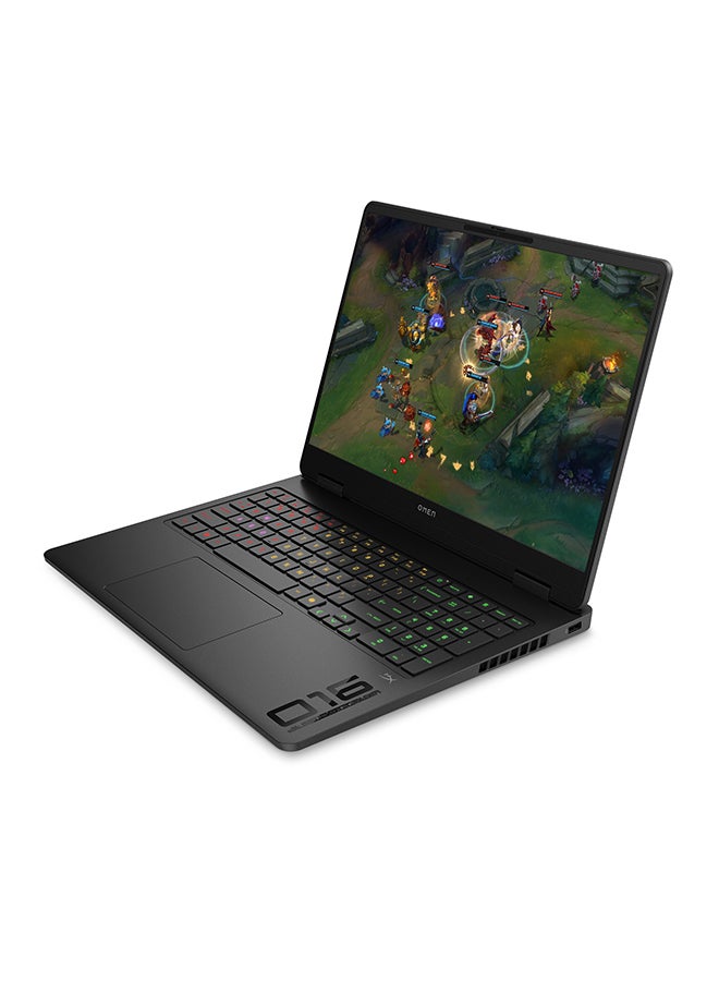 HP لابتوب الألعاب Omen 16-ap0001nx بشاشة WUXGA مقاس 16 بوصة (1920x1200)، معالج AMD Ryzen AI 7 350/ذاكرة وصول عشوائي DDR5 سعة 24 جيجابايت/قرص صلب SSD سعة 1 تيرابايت/بطاقة رسومات Nvidia GeForce RTX 5070 سعة 8 جيجابايت/نظام التشغيل Windows 11 Home/ الإنجليزية/العربية - Image 2