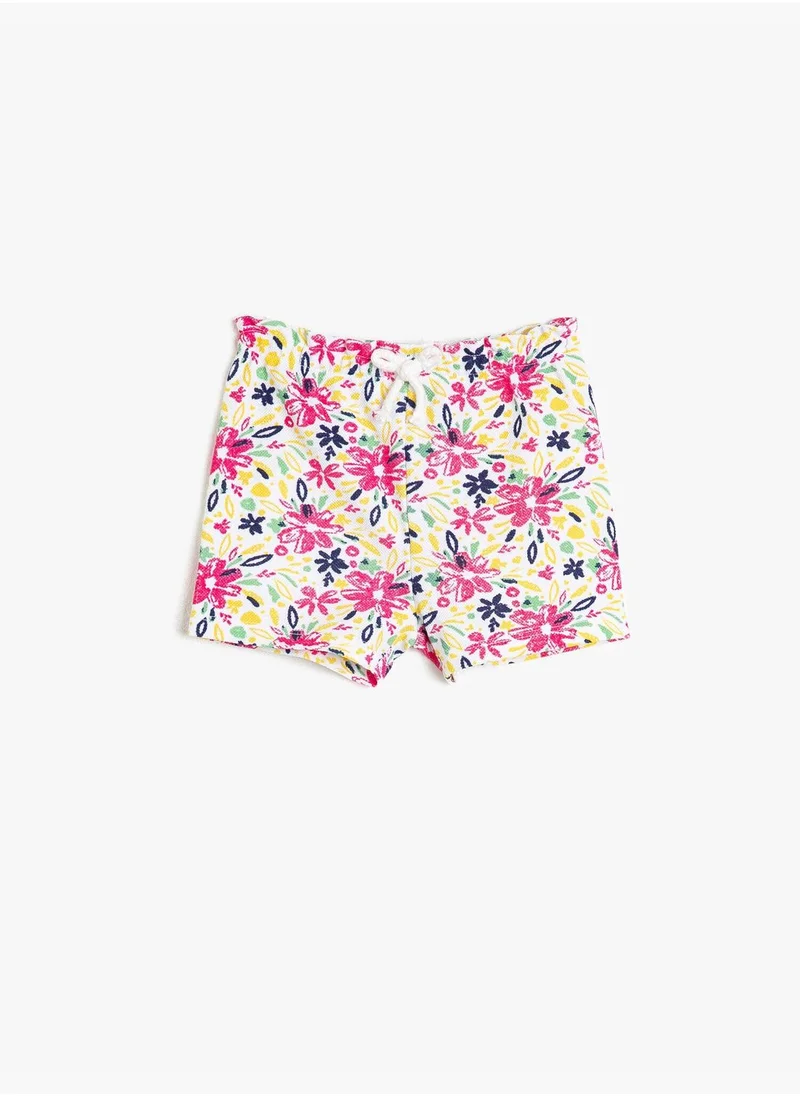 كوتون Patterned Shorts