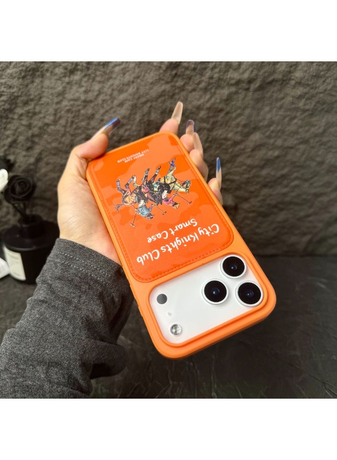 ايكارلوس جراب هاتف مغناطيسي من ماج سيف لهاتف iPhone 17 Pro Max، غطاء واقٍ مقاوم للصدمات، نمط فارس فاخر مخصص - Image 2