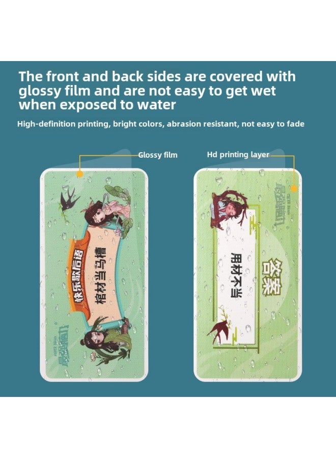 Children's Educational Board Game Idiom Collection Card Parent-child Interactive Game Development Mental Literacy Card Game Card-Color:]  - Image 3