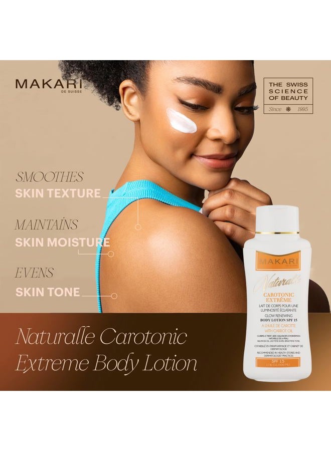 Makari Carotonic Extreme Body Lotion (17.6 oz) | Fights Excess Oil Production | Helps Fade Body Scars and Marks | Skin Brightening Formula | Helps Resist Aging and Promotes Healthy Radiance - Image 2