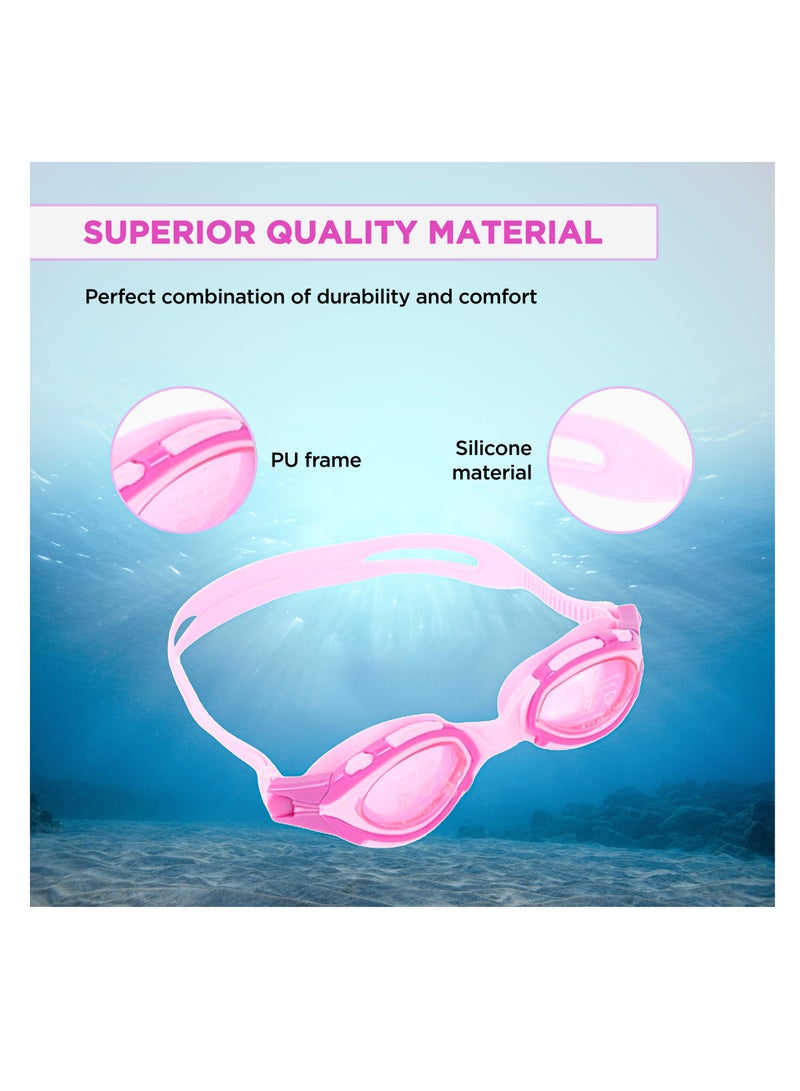 ENDLESS  Premium Swimming Goggle with Anti-Fog and UV Protection | Stylish Big Frame for more Visibility | Soft Silicone Gasket for Leak Proof | With Hard Case - Image 3