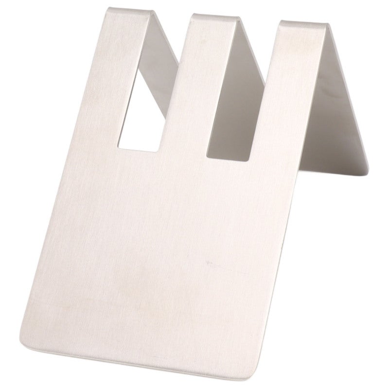 V Shaped Coffee Filter Holder: Stainless Steel Construction - Space-Saving Standing Design Coffee Filter Stand for Home Kitchen, Office and Coffee Shop - Image 1