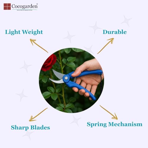 Cocogarden Garden Scissor (Multi Color) | Flower, Leaf, Prunner Branch Cutter | Tools For Home Garden | Gardening Tool Accessories - Image 2
