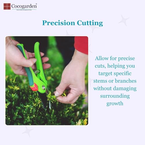 Cocogarden Garden Scissor (Multi Color) | Flower, Leaf, Prunner Branch Cutter | Tools For Home Garden | Gardening Tool Accessories - Image 4