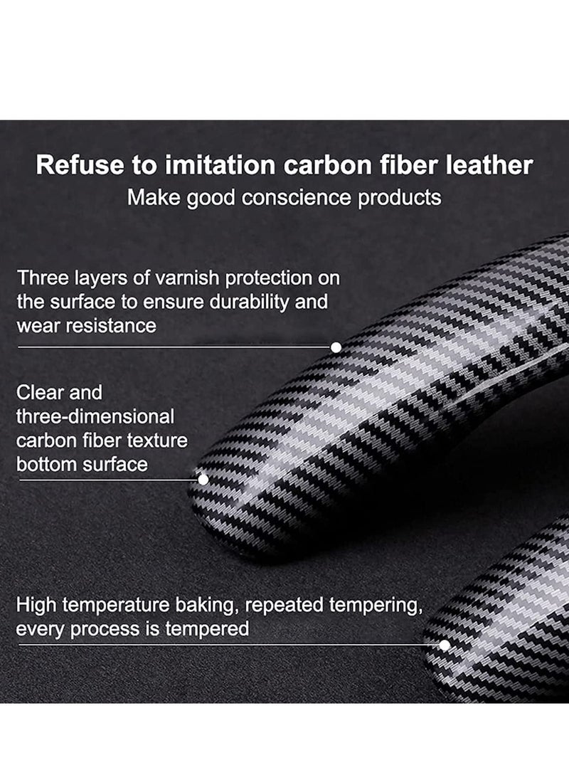 KASTWAVE Car Steering Wheel Cover Carbon Fiber Universal Automobile Interior Accessories Sport Non Slip Protector For Diameter  - Image 3