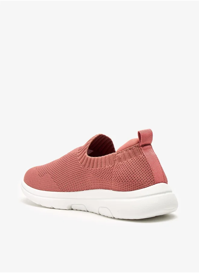 شو اكسبرس Mesh Slip-On Sports Shoes with Pull Tab