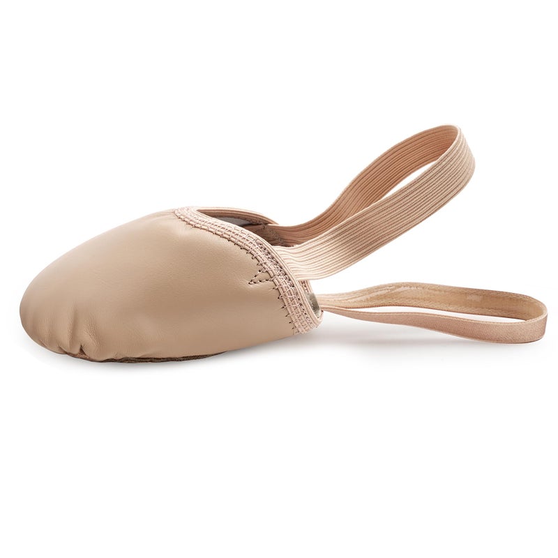Stelle Leather Half Soles Dance Shoes Womens Lyrical Pirouette Turners Dance Shoes for Turning (Girls/Boys/Men/Adult) (Sand, 6/7) - Image 1