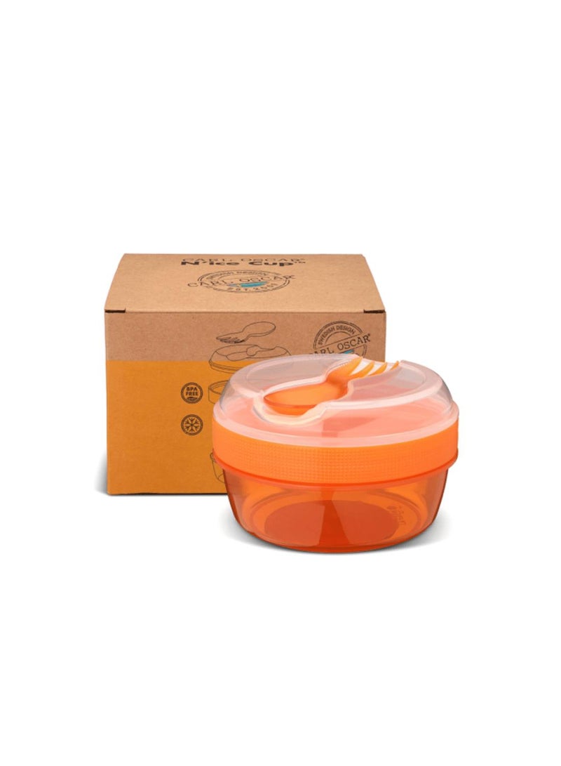 Carl Oscar Carl Oscar Sweden N'Ice Cup™0.3L, Snack Box 0.1L With Cooling Disc - Orange - Image 2