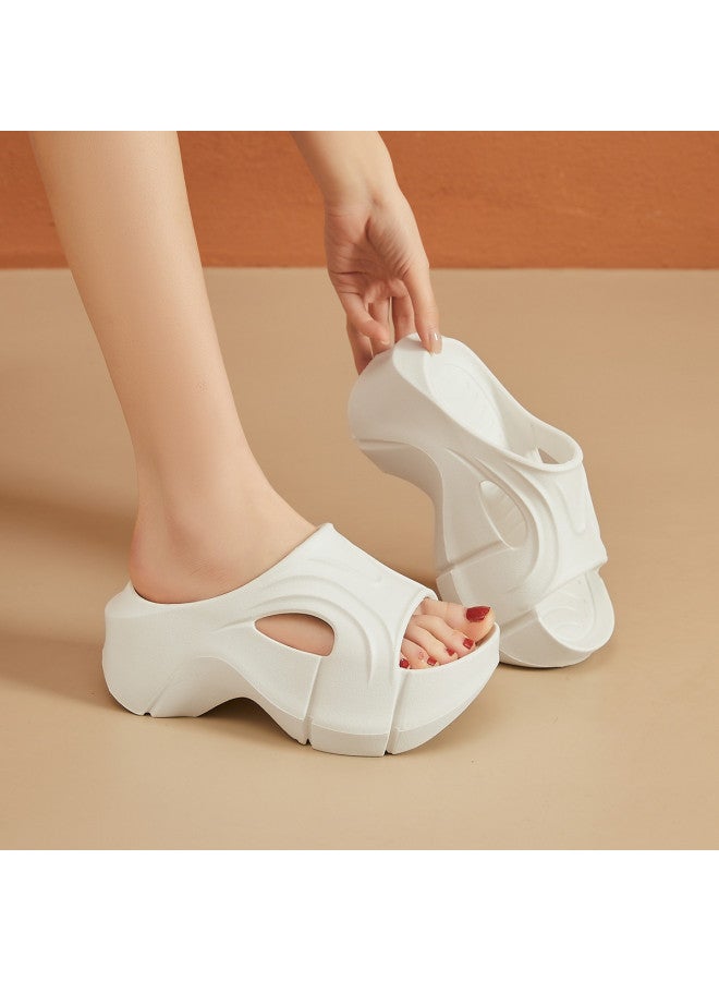 Josiny Platform Sandals Women Summer 2025 New Fashion Beach Slides With Height Increase Strappy Flip Flops - Image 5