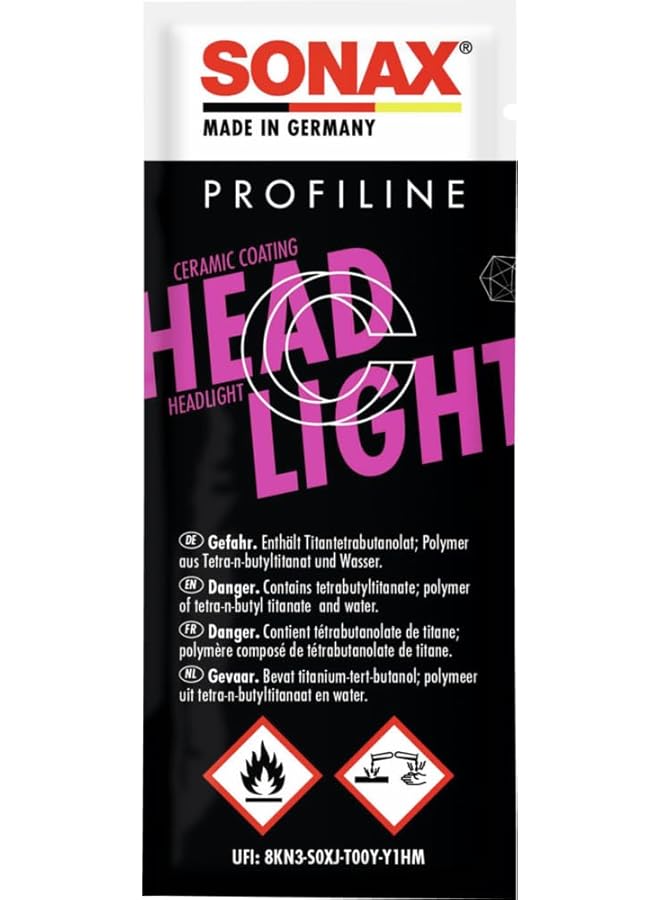 SONAX Profiline Headlight Coating (50 Ml) - Ceramic Long Term Sealant Prevents The Headlights From Bleaching Out Through The Sun'S Uv Light | Item No. 02765410  - Image 2