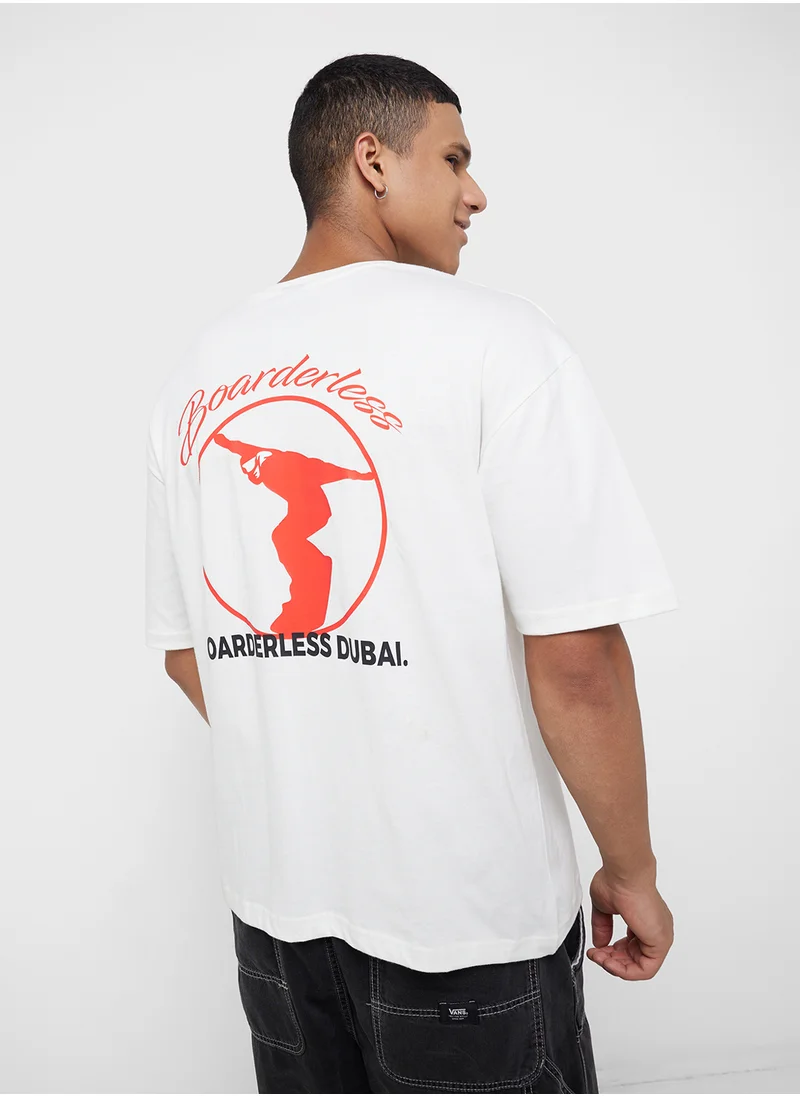 Seventy Five Oversized Graphic T-Shirt