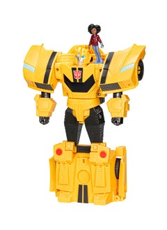 EarthSpark Spin Changer Bumblebee 8-Inch Action Figure With Mo Malto 2-Inch Figure, Robot Toys For Ages 6 And Up