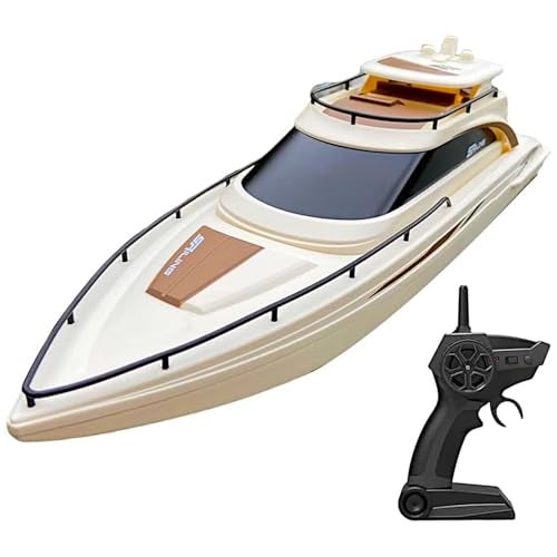 POCO DIVO Luxury Modern Yacht 128 RC Boat 24Ghz Radio Remote Control 15 Sailing Cruise Pool Lake Pond Dual Motors 15kmph Speed Ship Deluxe Gifts Adults Water Fun Voyage - Image 5