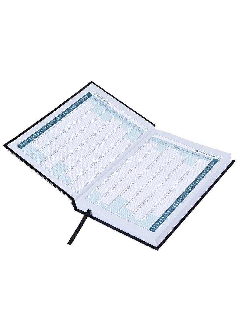 FIS FIS Diary 2025 English (Saturday & Sunday Combined) A5, Black - FSDI90E25BK  - Image 3