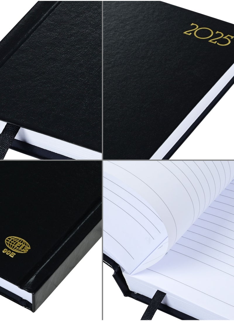 FIS FIS Diary 2025 English (Saturday & Sunday Combined) A5, Black - FSDI90E25BK  - Image 5