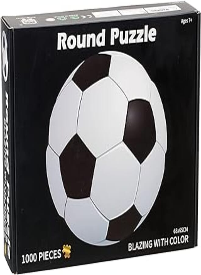 Football Shaped Puzzle, 1000 Pieces - 0609-J