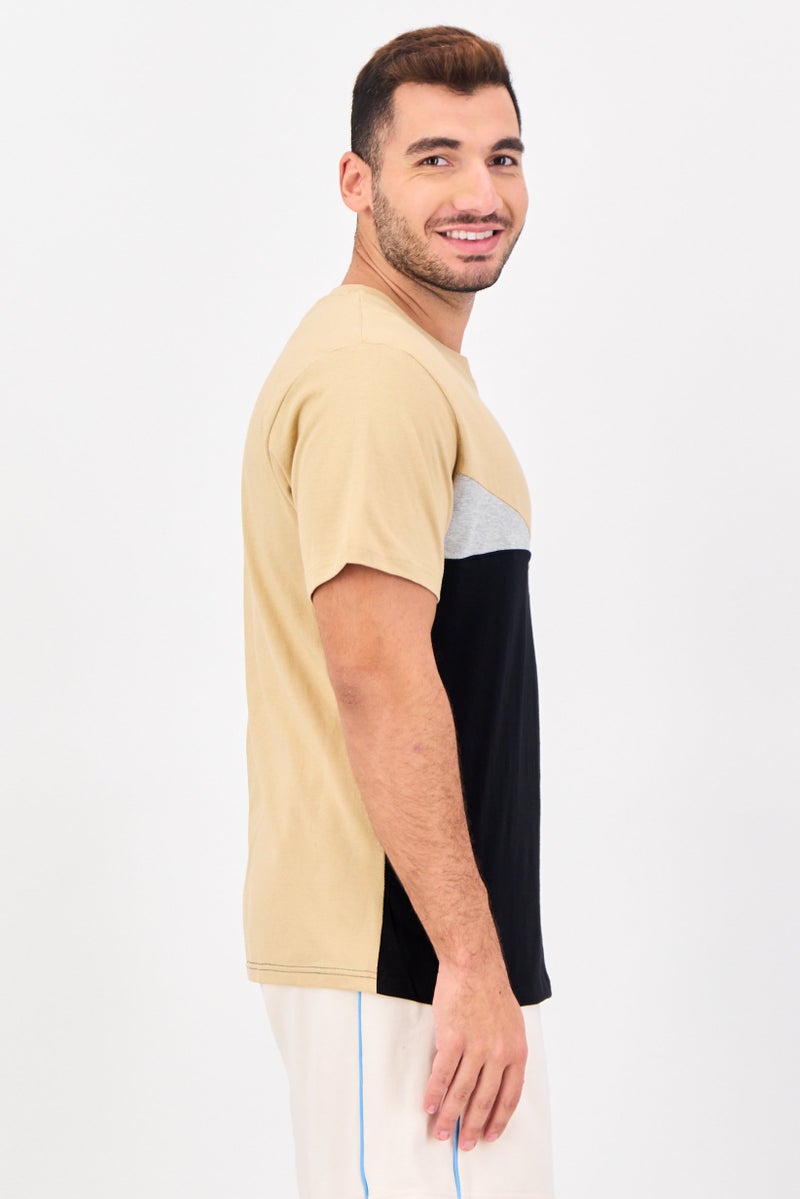 FILA Men Sportswear Fit Short Sleeve Outdoor T-Shirt, Multicolor - Image 3