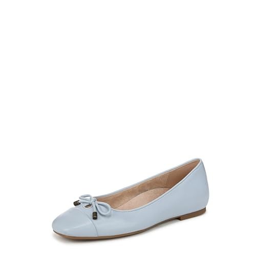 Vionic Women's Klara Ballet Flat, Blue Mist Leather, 5 - Image 1