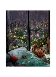 Pintoo Pintoo Jigsaw Puzzles 500 Piece for Adults - endmion1 - Rainy Night Beautiful Plastic Puzzle for Home Decor Zero Dust Easy Storage [H2545]  - Image 1