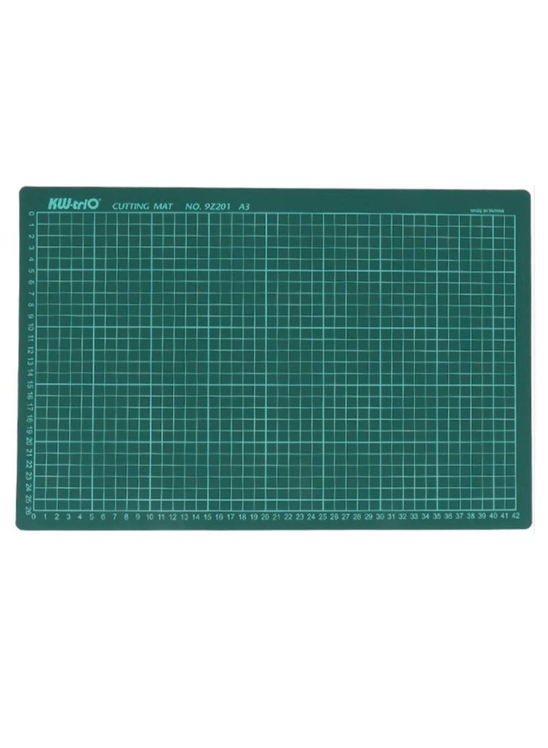 KWTrio Taiwan Double-sided A3 Cutting Mats Self-Healing Pate Engraving Modeling Dies with Grid - Image 1