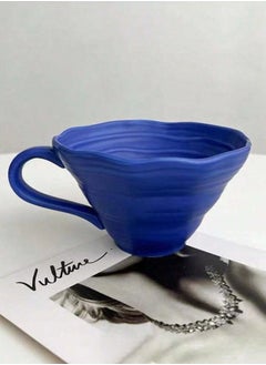 Blue with handle