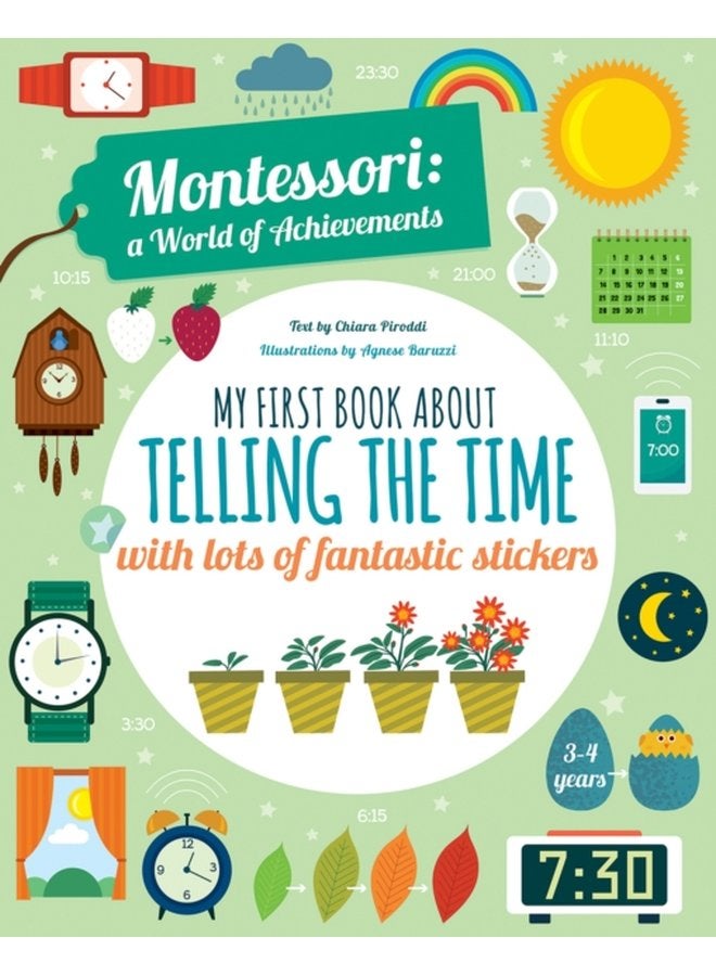 My First Book About Telling Time Montessori Activity Book - Paperback