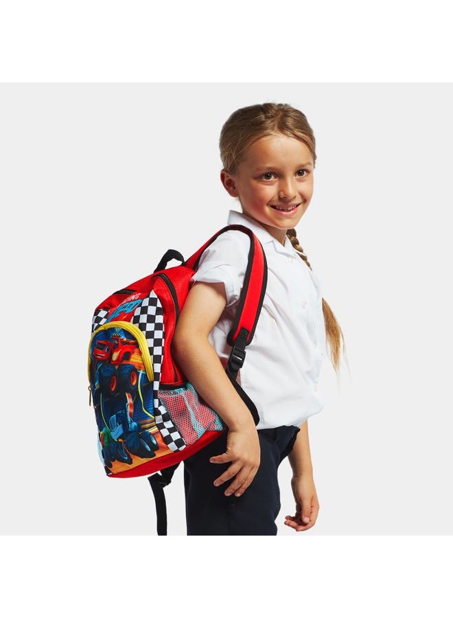 BLAZE and The Monster Machines Kids Backpack | Boys School Bag | Monster Truck Children's Backpacks for Nursery and School - Image 2